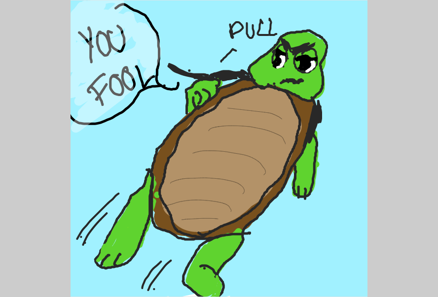 Drawing in Tommy Turtle by Paranausea