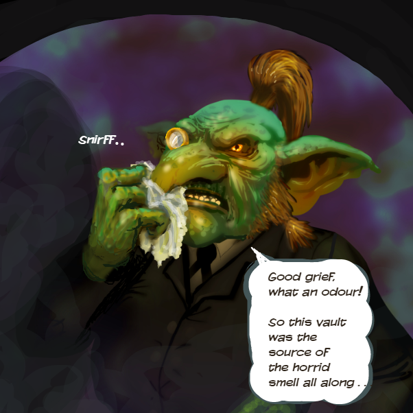 Drawing in The Reeking Vault by Ramora