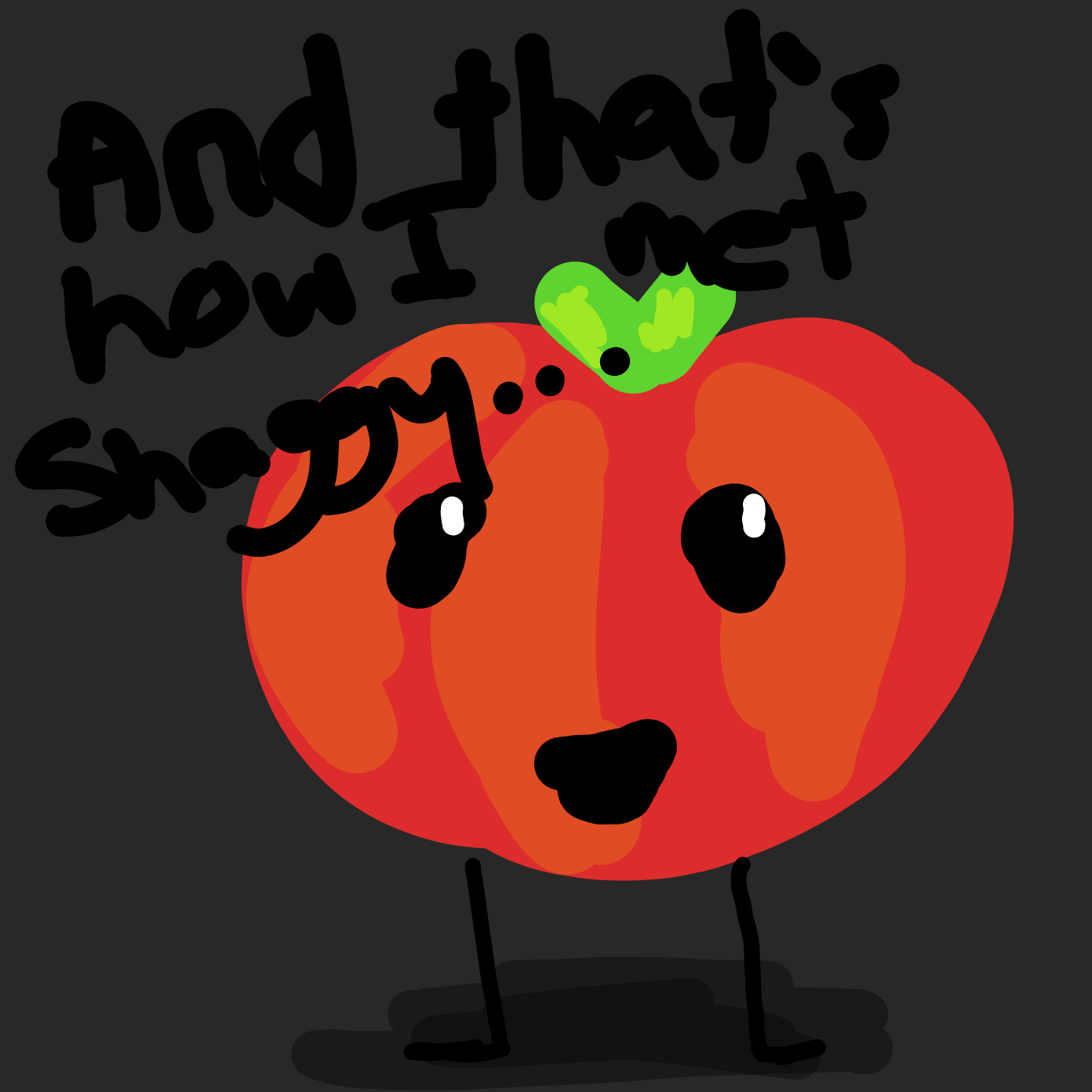 Drawing in hell by KatrinaW