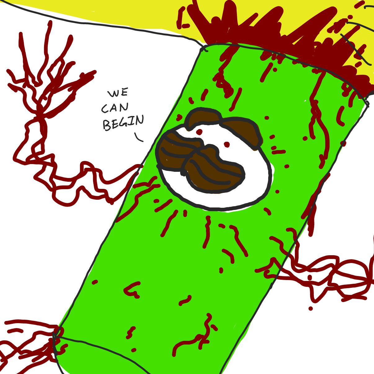  - Online Drawing Game Comic Strip Panel by Potato Man