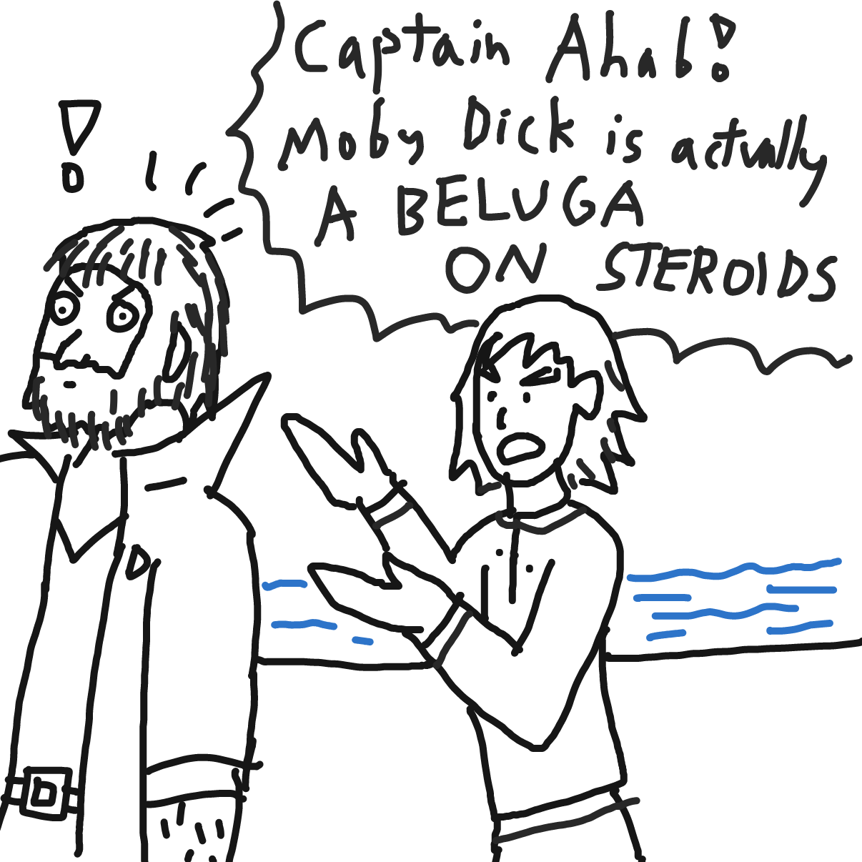 Drawing in Ishmael Learns The Truth by bajira