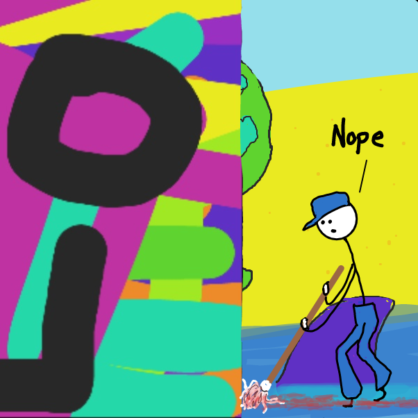 Drawing in Samuel the Snake by Wizard Croissant