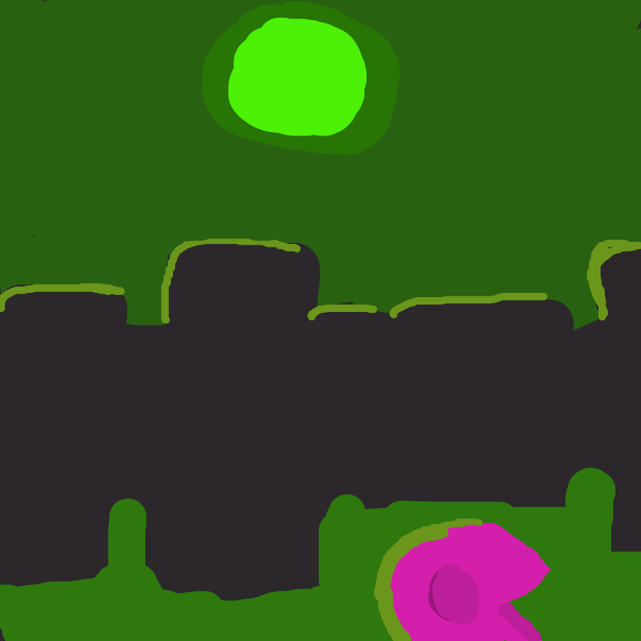 Drawing in Gas Mask by Hunson