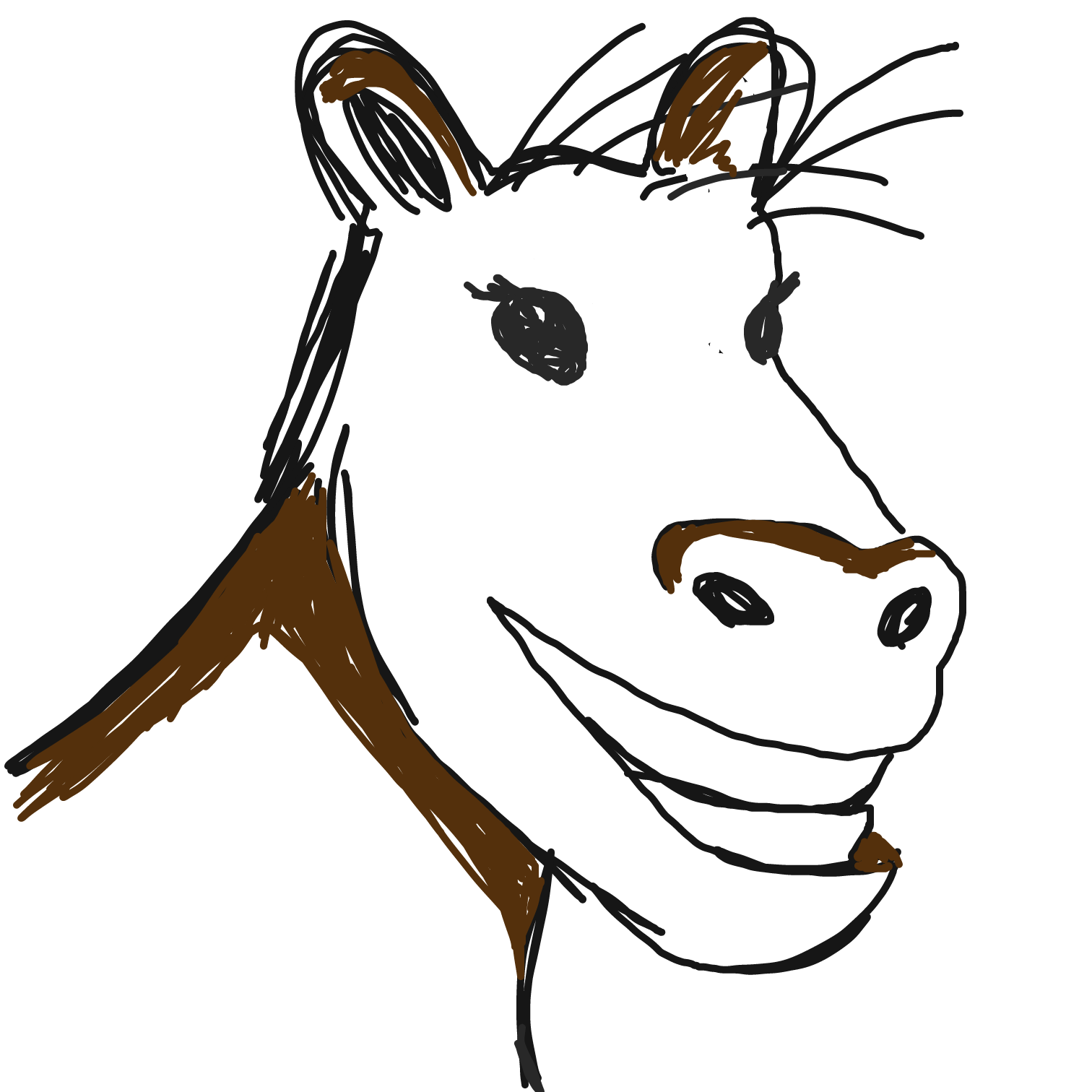 I'm a friendly Donkey! - Online Drawing Game Comic Strip Panel by SamSix