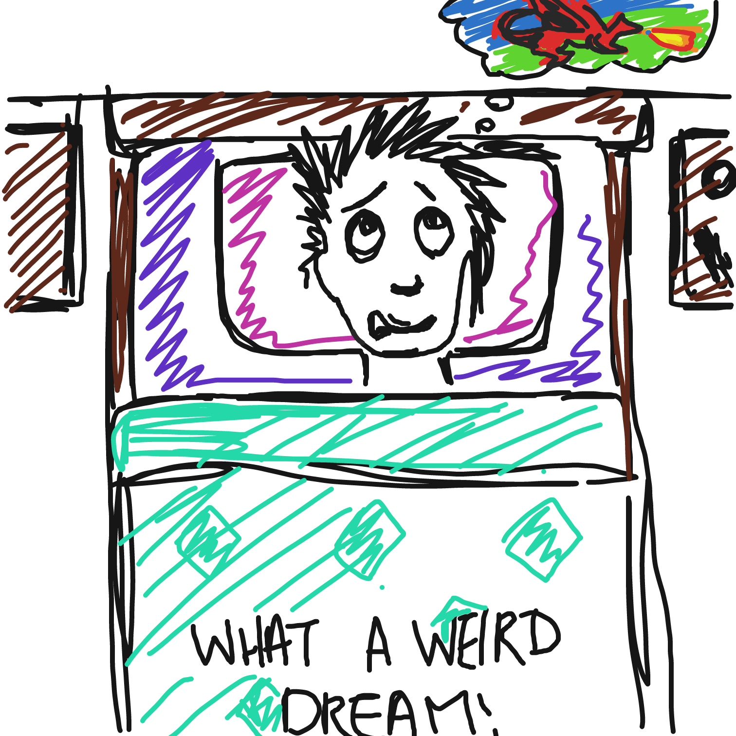  - Online Drawing Game Comic Strip Panel by SamSix