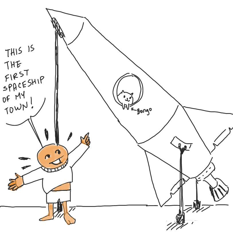 Modelled using KSP - Online Drawing Game Comic Strip Panel by ArelaEstudio