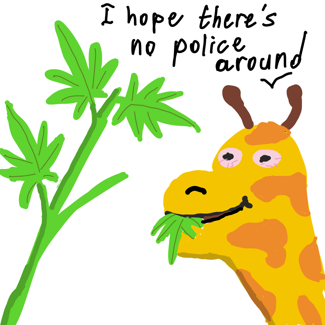 Drawing in Gabriel Giraffe by Mongo0se