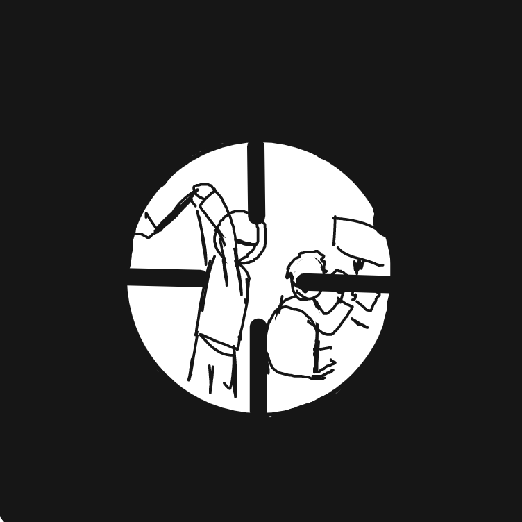 Sniper joined the game - Online Drawing Game Comic Strip Panel by not a weeb