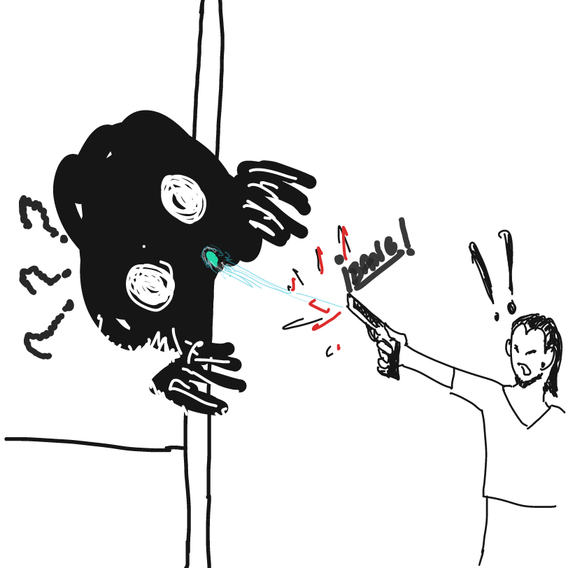 "What are you trying to do?" - Online Drawing Game Comic Strip Panel by ArelaEstudio