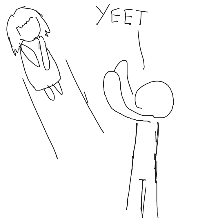yeet! - Online Drawing Game Comic Strip Panel by not a weeb