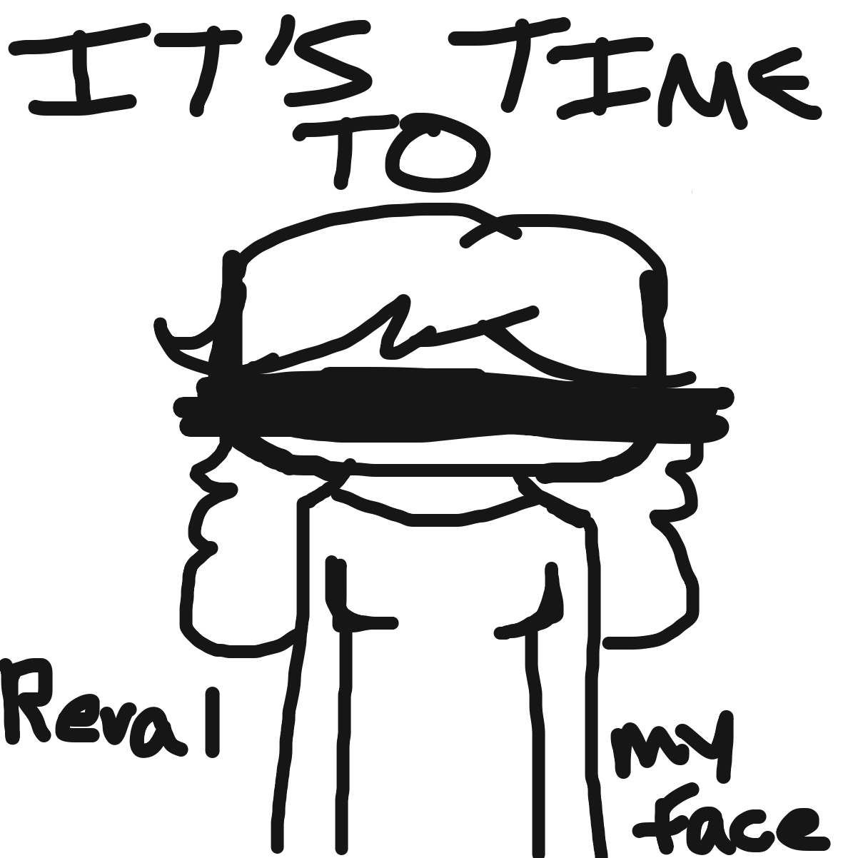 Drawing in Face Reveal by BlackCatArtist