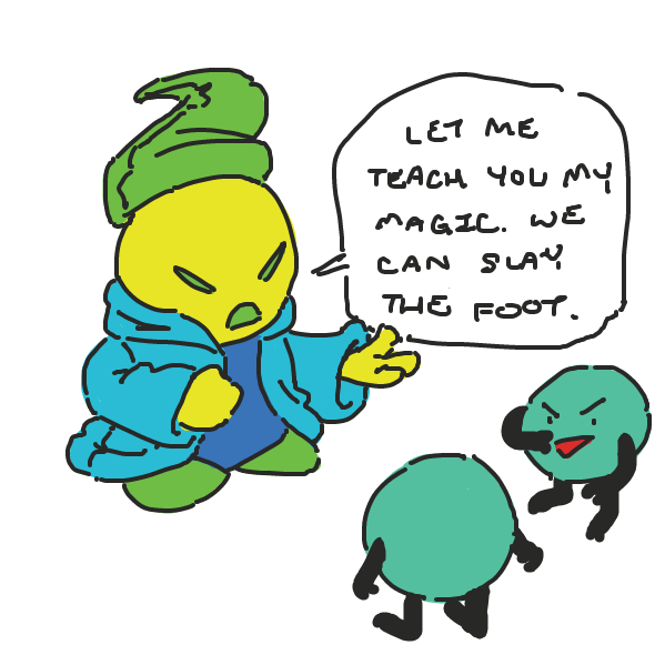 joining forces to avenge that li'l blue guy - Online Drawing Game Comic Strip Panel by Augmoff