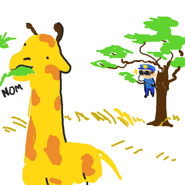 Drawing in Gabriel Giraffe by Nokia3310