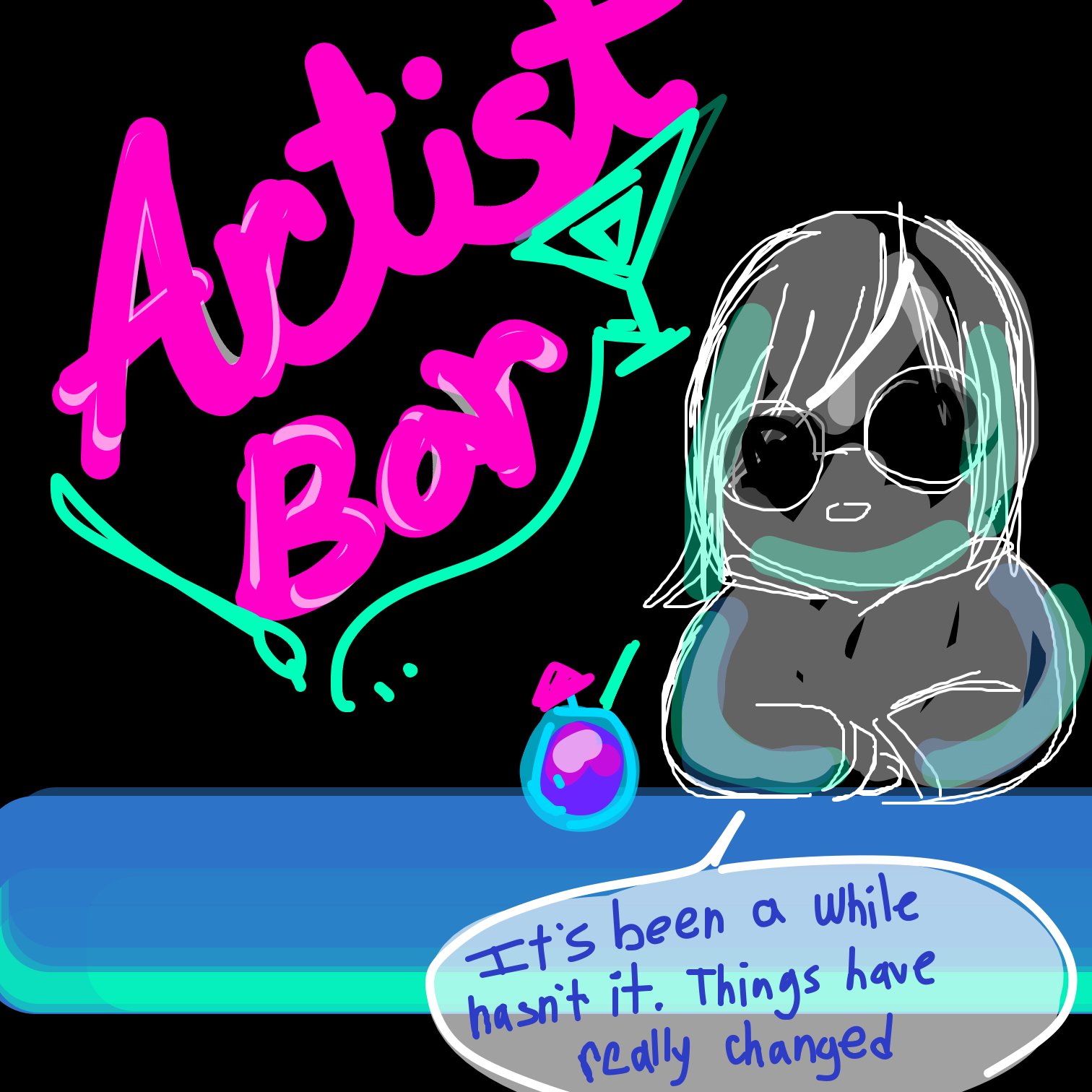 Liked webcomic Artist bar: grand reopening 