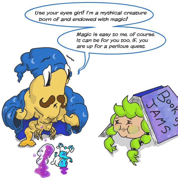  - Online Drawing Game Comic Strip Panel by Wizard Croissant