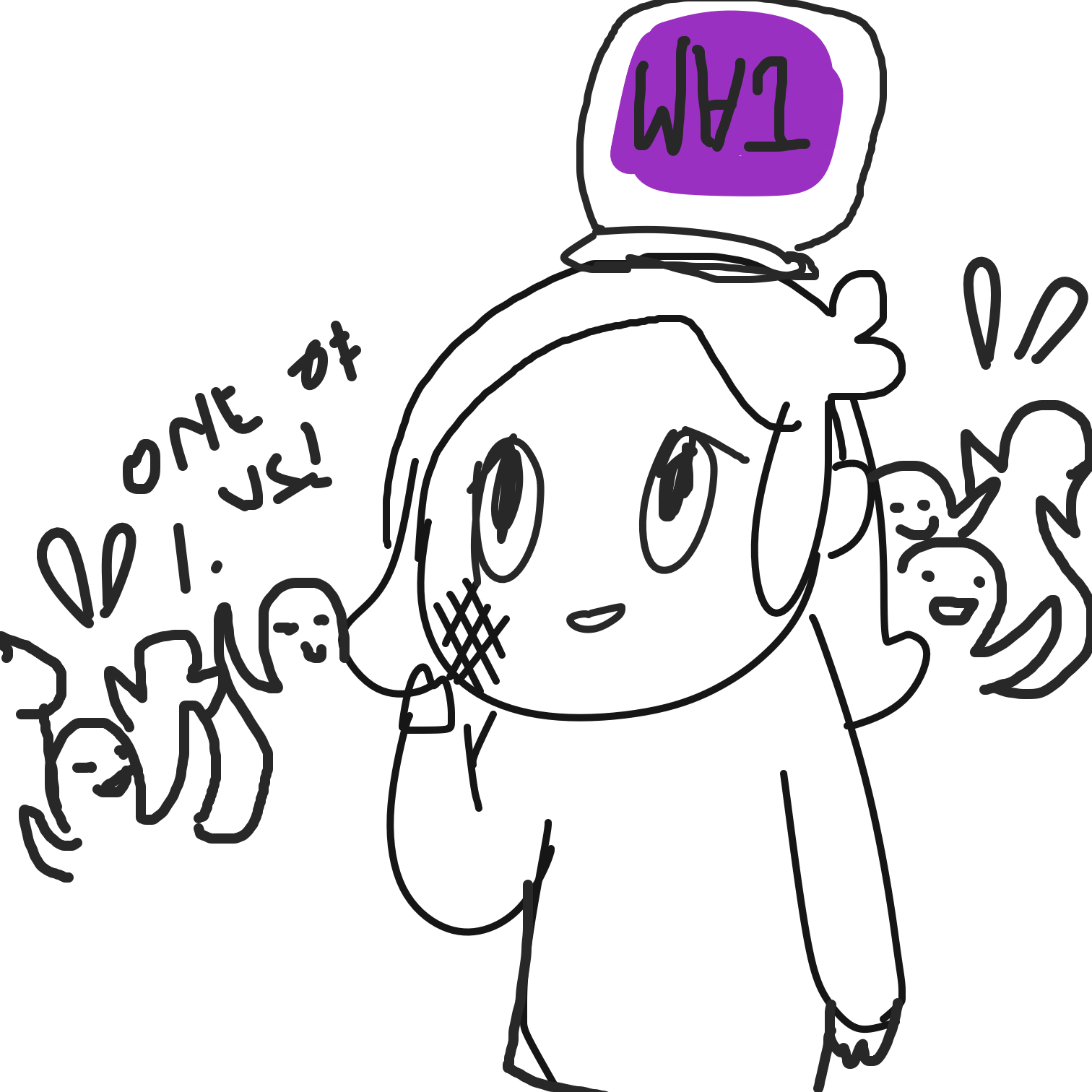  - Online Drawing Game Comic Strip Panel by Juleefish 