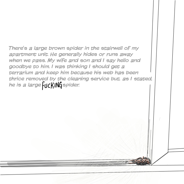 Liked webcomic There's A Brown Spider In The Window