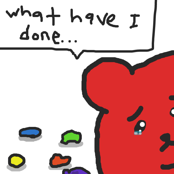  - Online Drawing Game Comic Strip Panel by HiveMind