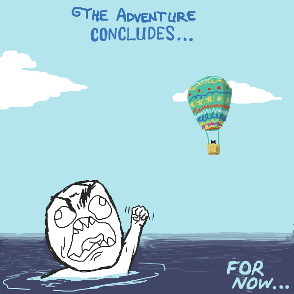 Drawing in cat in a hot air balloon by redheadsoldier