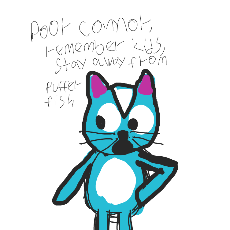 Drawing in Connor Cat by HaileyS