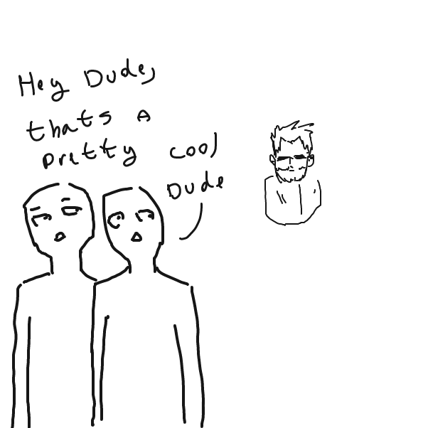 Drawing in cool dude by axilirate