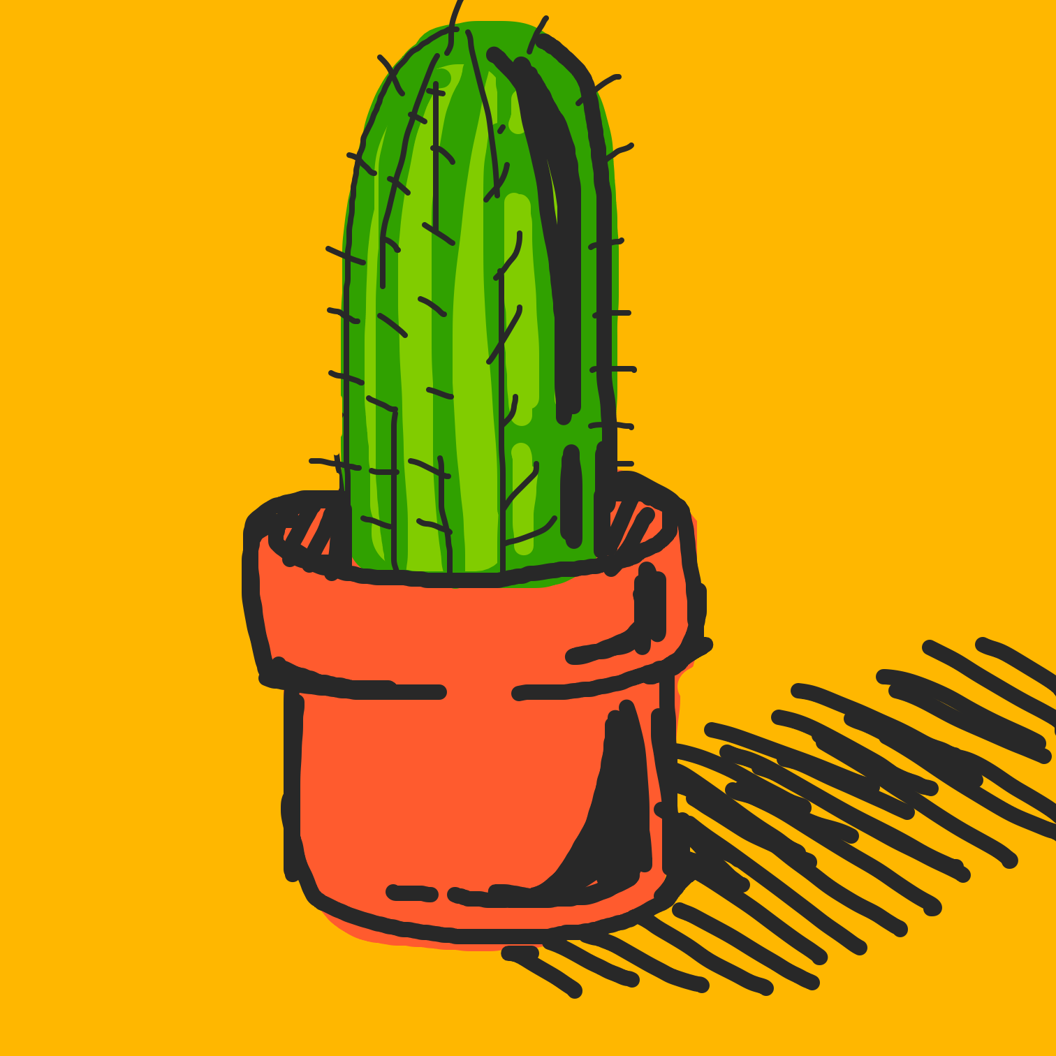 Drawing in Garden  by Juleefish 