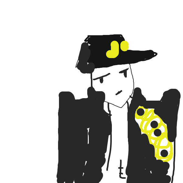 Drawing in anime scene by Dembzi