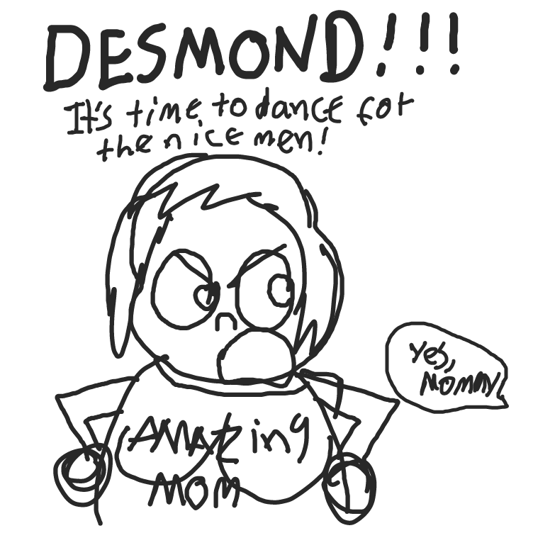 Any resemblance to a certain "drag kid" featured on Kiwi Farms and Encyclopedia Dramatica is purely coincidental!  - Online Drawing Game Comic Strip Panel by HaileyS