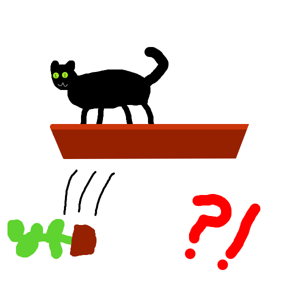 Potential plot twist: the crime was cat food theft! - Online Drawing Game Comic Strip Panel by CatLettuce