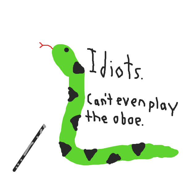 Drawing in Sid Snake by CatLettuce