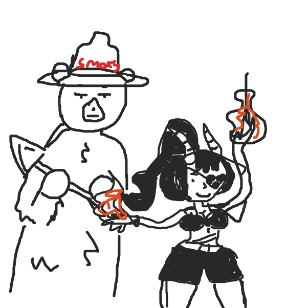 Drawing in Party of Teiflings by timon