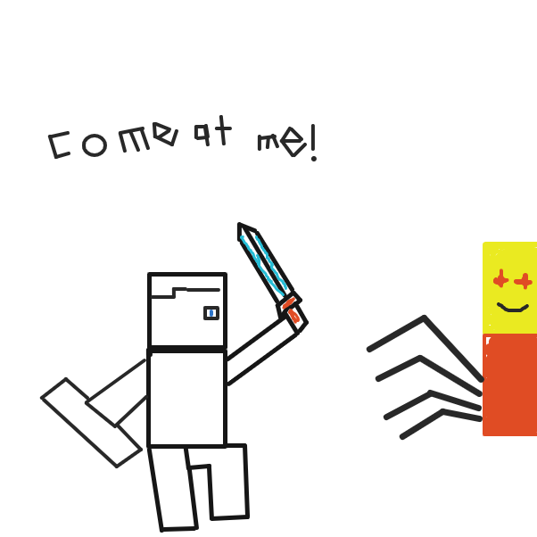  - Online Drawing Game Comic Strip Panel by HiveMind