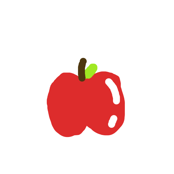 an apple sits peacefully - Online Drawing Game Comic Strip Panel by toenails