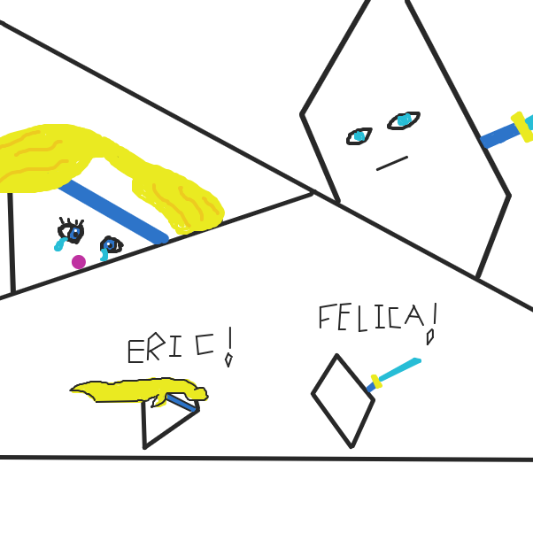 Drawing in Everything's Going To Be Alright by HiveMind