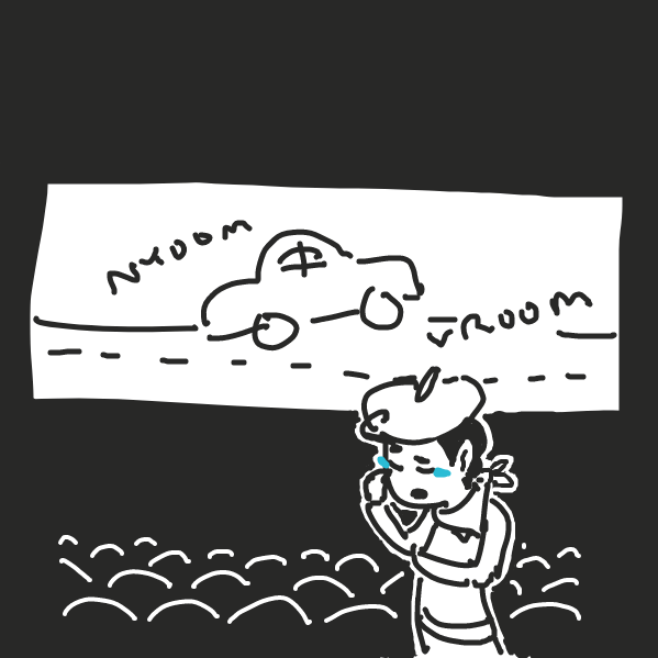 Drawing in The race by Augmoff