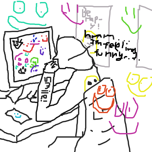 Drawing in Fill the panel with smiley faces by Ember