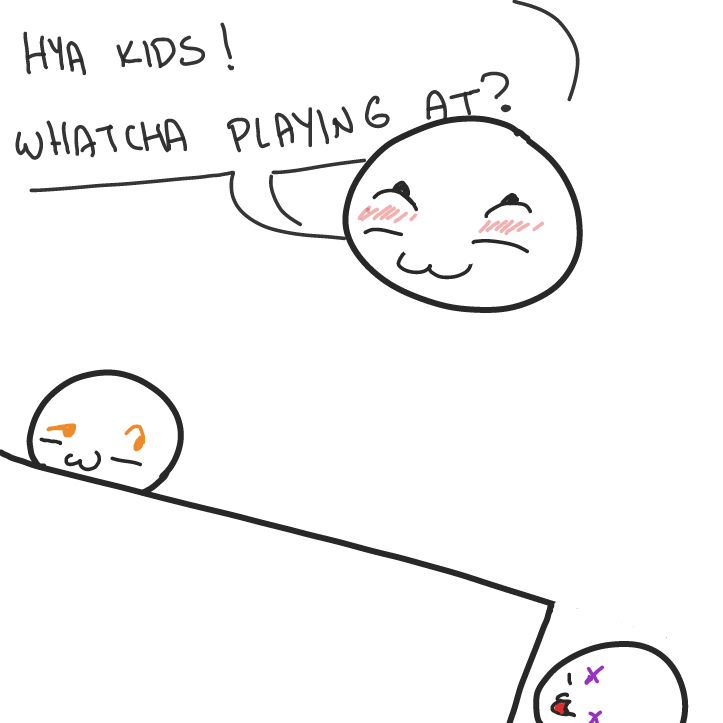 Is that a friend... maybe? - Online Drawing Game Comic Strip Panel by ArelaEstudio