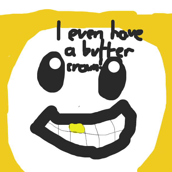 Don't tell him, but it's actually gold. - Online Drawing Game Comic Strip Panel by sunshroomhatessun