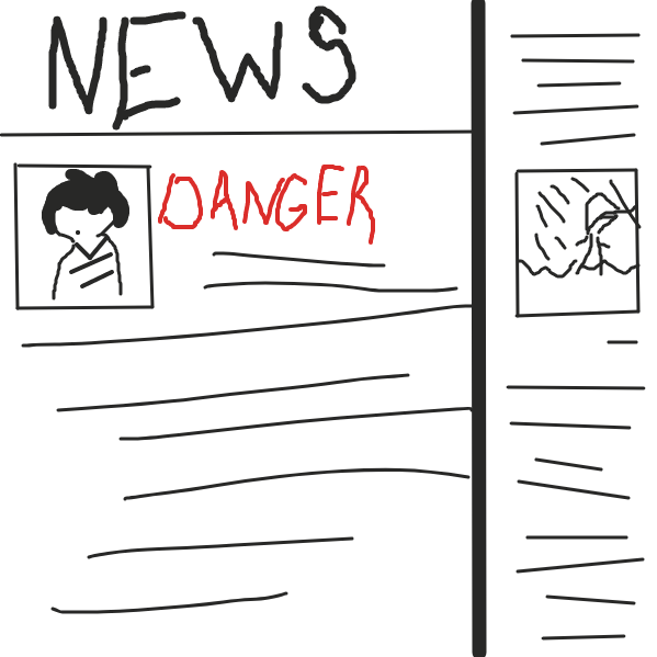 Drawing in Criminal Run by PING