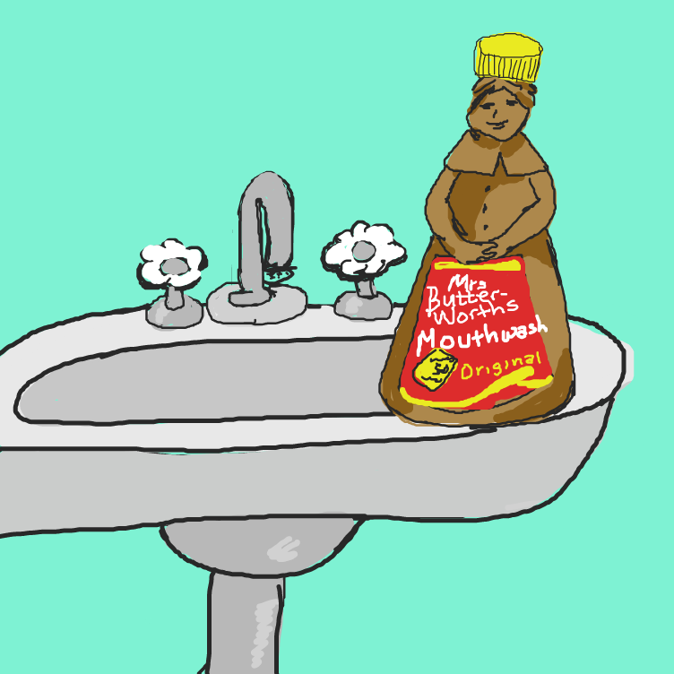 Drawing in Odd toothpaste  by dona.