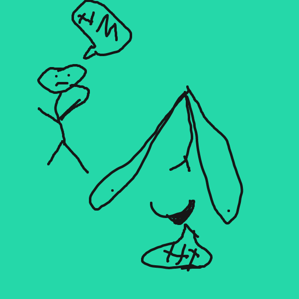 A deformed person - Online Drawing Game Comic Strip Panel by pt