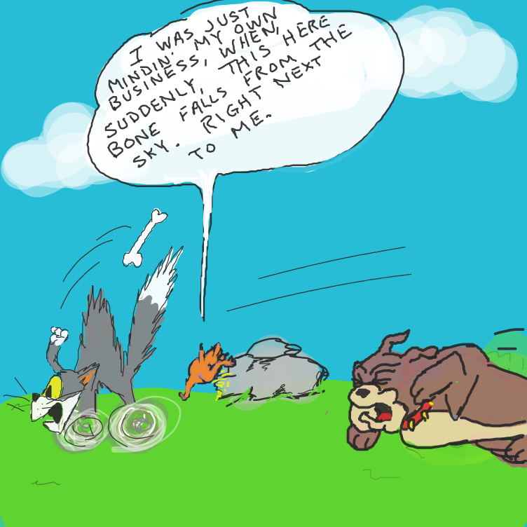 Drawing in DOGZ by dona.