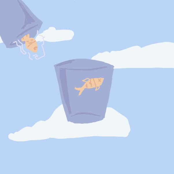 Drawing in Weird fish by Moeru