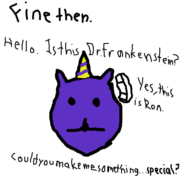 If I won't get a present, I'll make it myself! - Online Drawing Game Comic Strip Panel by CatLettuce