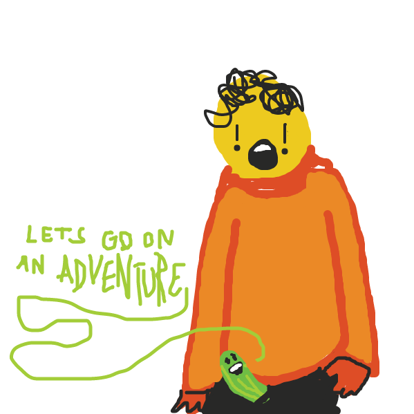 Drawing in The mysterious pickle by jamdaddy