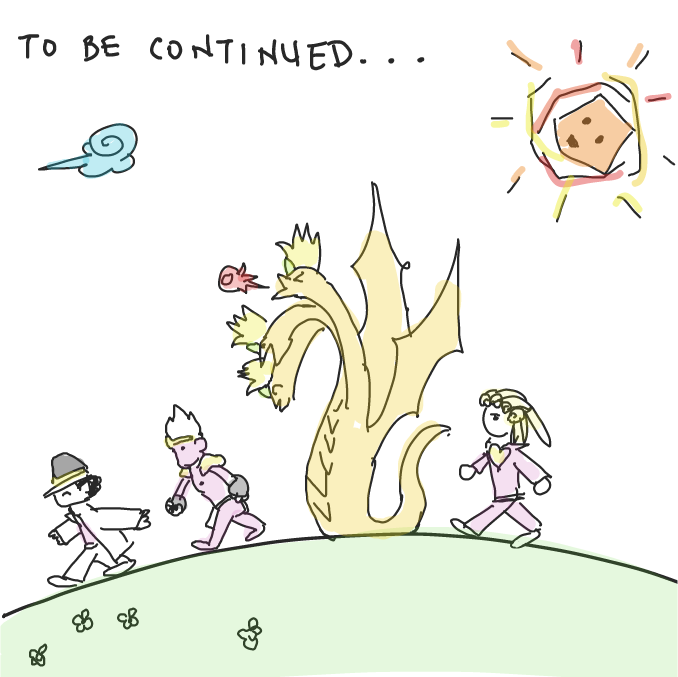The usual anime's chapter ending! - Online Drawing Game Comic Strip Panel by ArelaEstudio