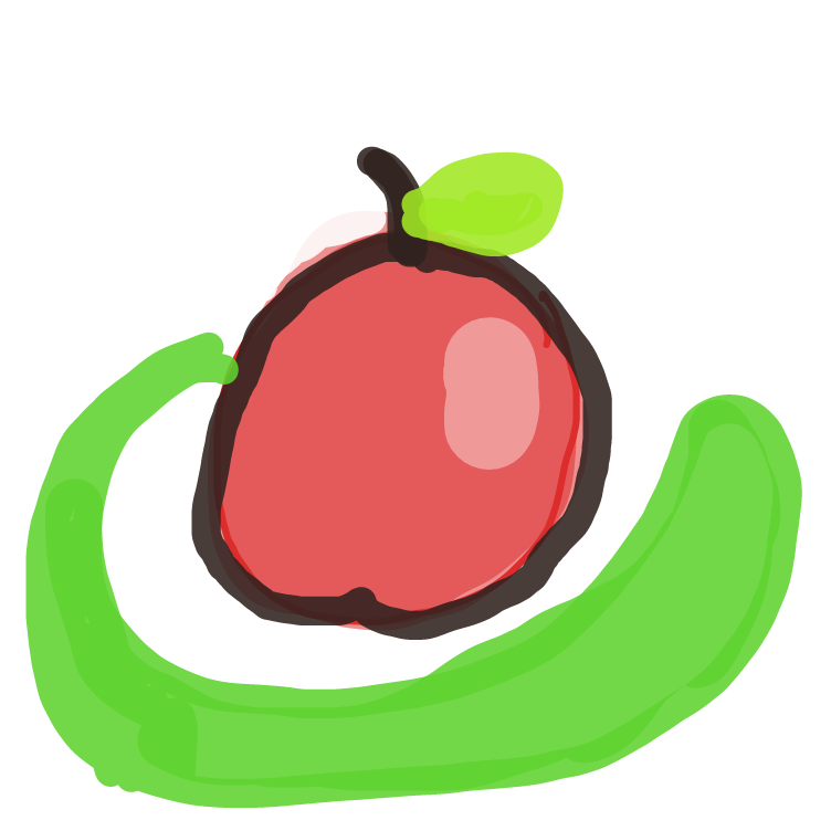 That was suppose to a snake saying something like "wanna try it, Eve?" - Online Drawing Game Comic Strip Panel by HaileyS