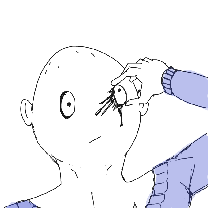 Is that blood, glue... ink? - Online Drawing Game Comic Strip Panel by ArelaEstudio