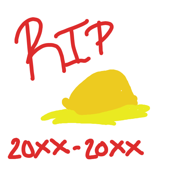 the uhh.. the lemon.. it died - Online Drawing Game Comic Strip Panel by 0993