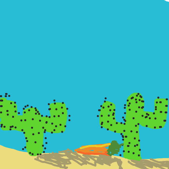 Desert carrot - Online Drawing Game Comic Strip Panel by N0thanks 